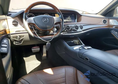 2015 Mercedes-Benz S 550 из США, поврежденный, VIN WDDUG8CB4FA083515